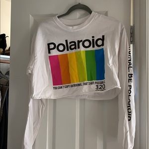 Polaroid crop top